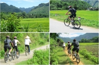 Hanoi - mai chau on motorbike 2 days - 1 night